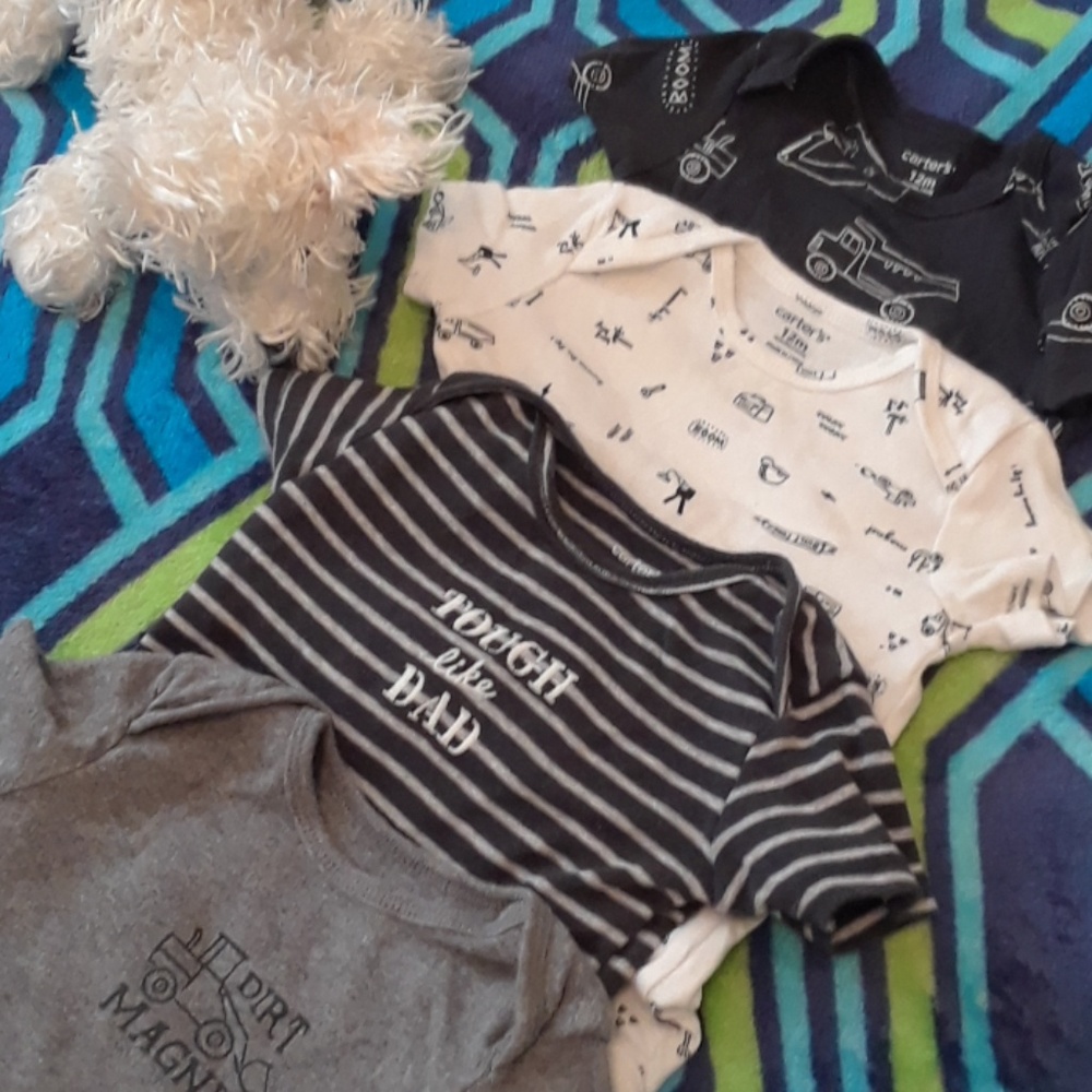 Bundle of four toddler boy onesies